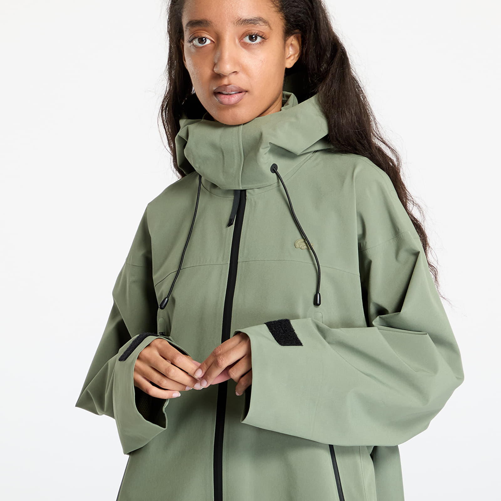 Dámské bundy LACOSTE Parkas & Blousons Khaki