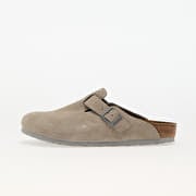 Birkenstock Boston Suede Leather Stone Coin