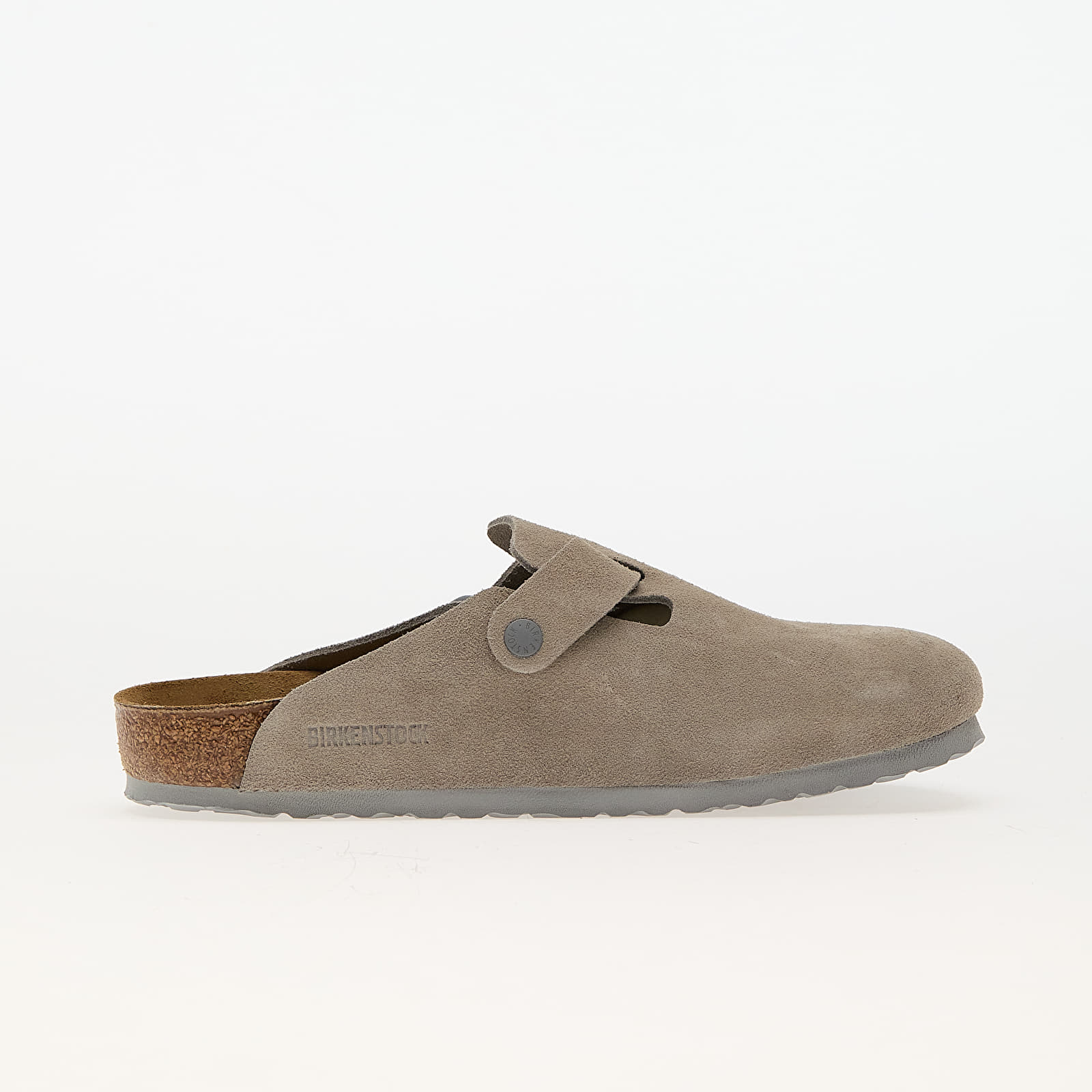 Férfi cipők Birkenstock Boston Suede Leather Stone Coin