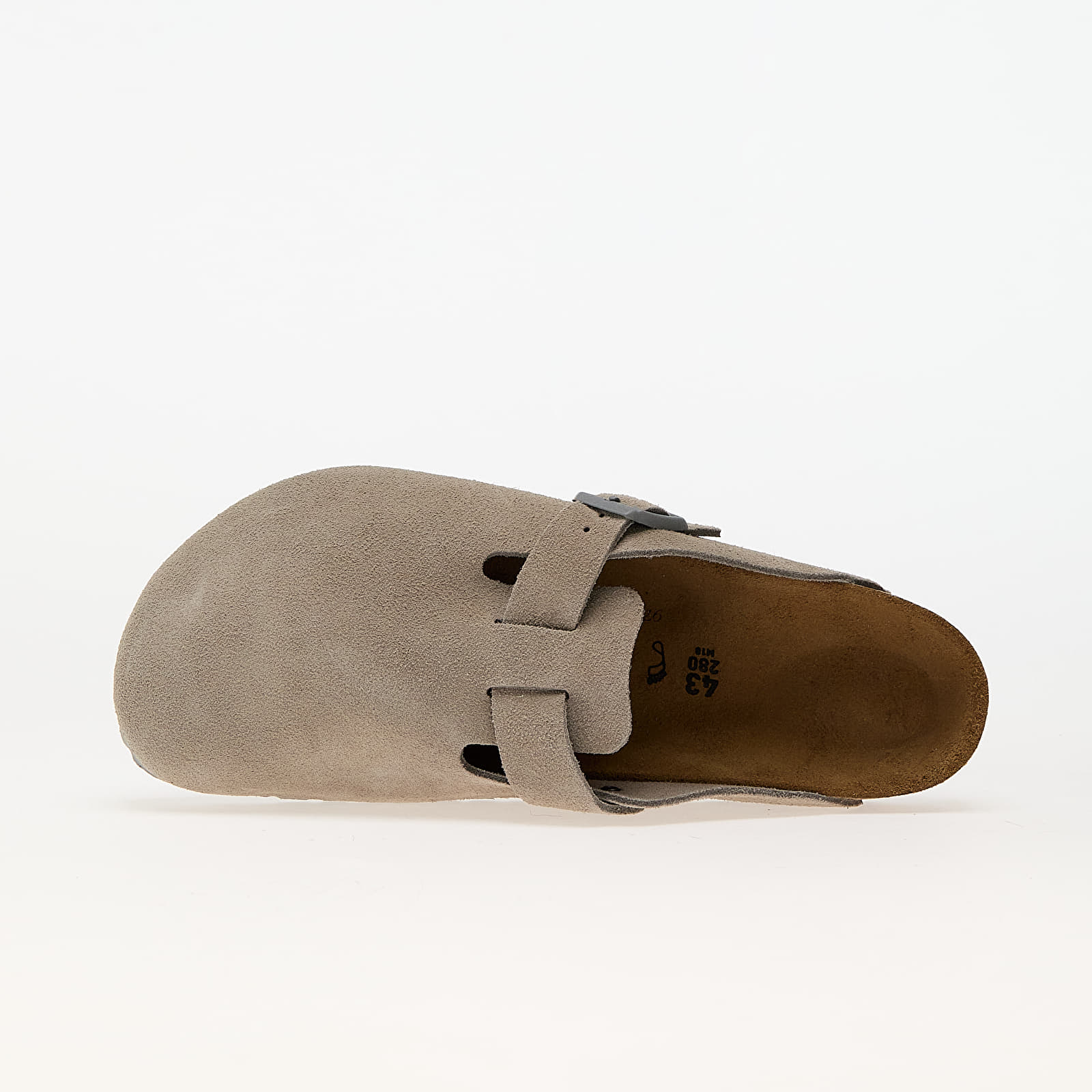 Férfi cipők Birkenstock Boston Suede Leather Stone Coin