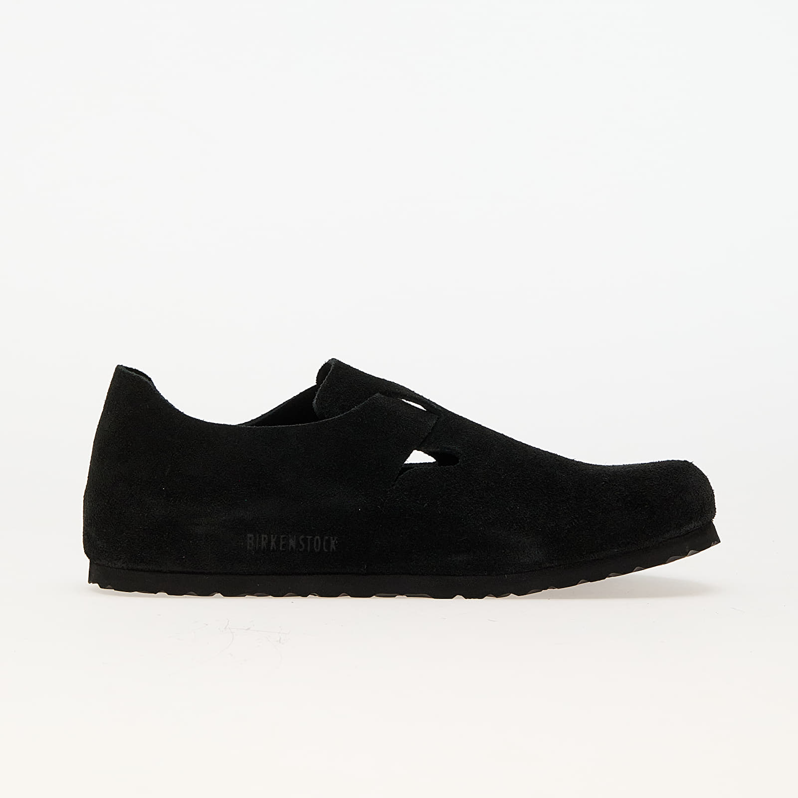 Férfi cipők Birkenstock London Suede Leather Black