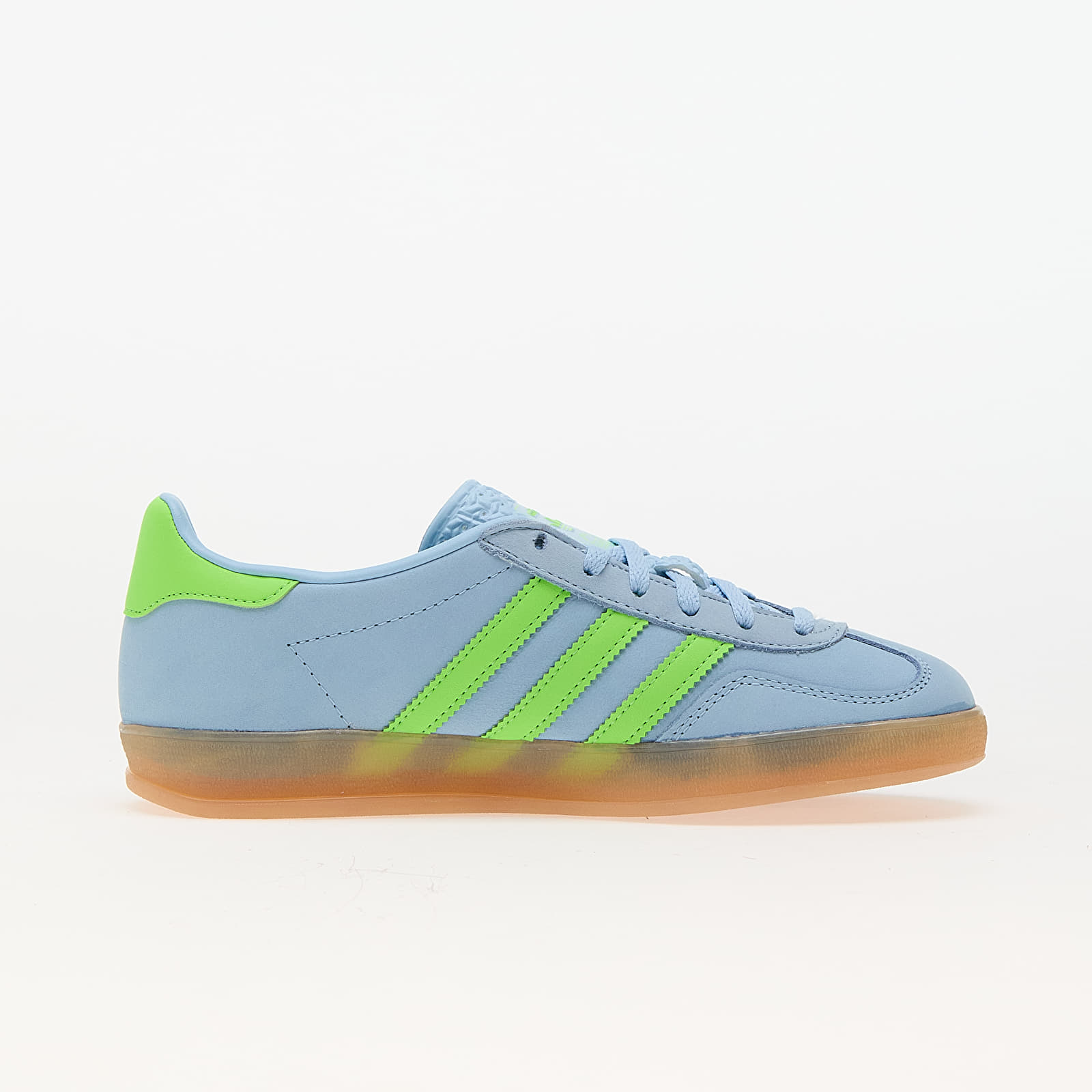 Damen Sneaker und Schuhe adidas Gazelle Indoor W Clear Sky/ Solar Green/ Gum