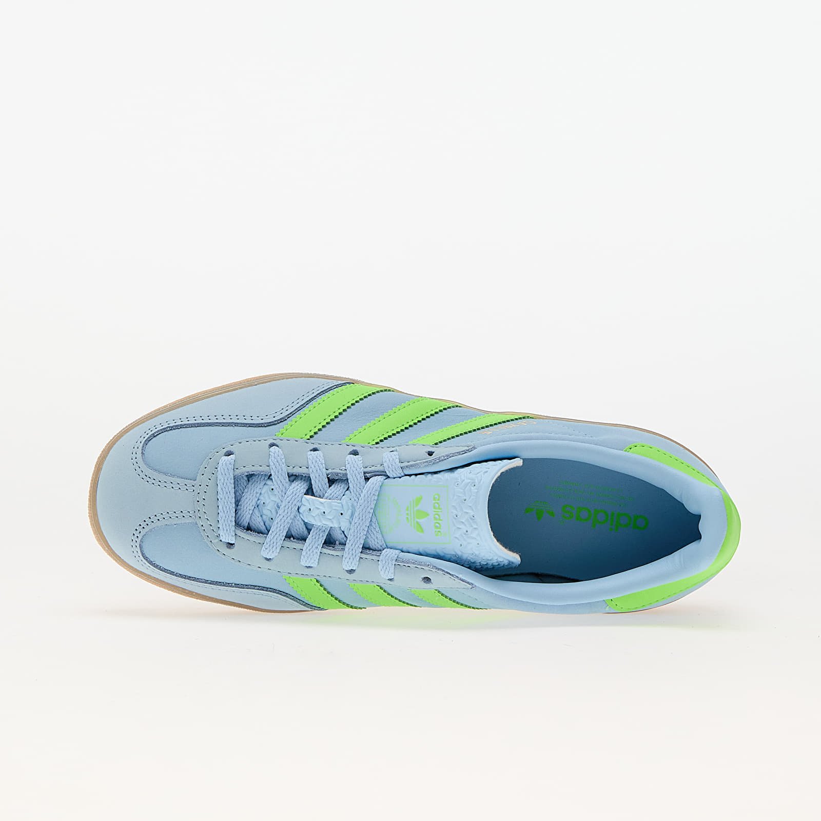 Damen Sneaker und Schuhe adidas Gazelle Indoor W Clear Sky/ Solar Green/ Gum