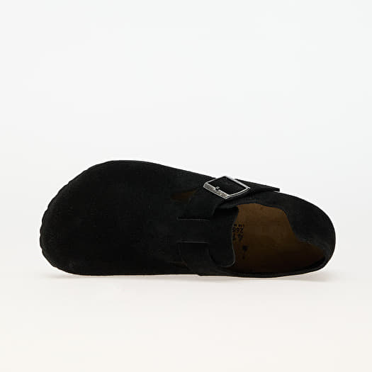 Birkenstock London Suede Leather Black | Footshop