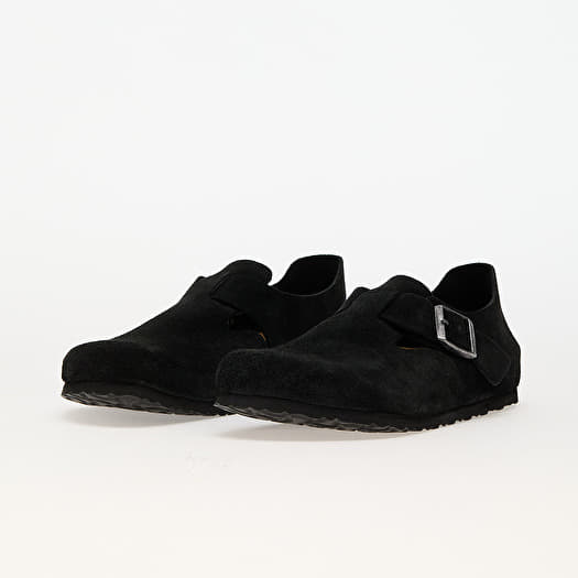 Birkenstock London Suede Leather Black | Footshop
