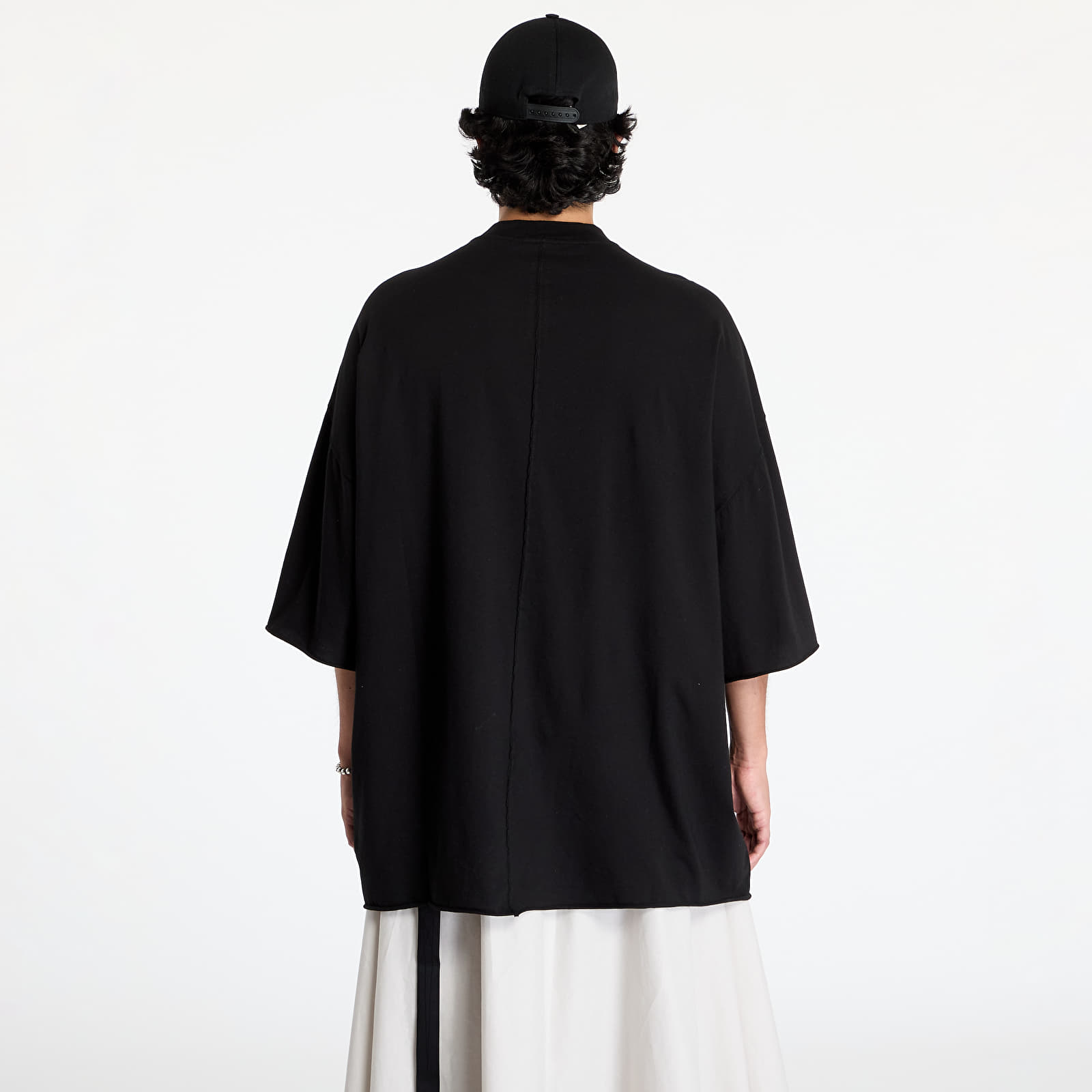 T-shirty męskie Rick Owens DRKSHDW Knit T-Shirt - Tommy Tee Black/ Pearl