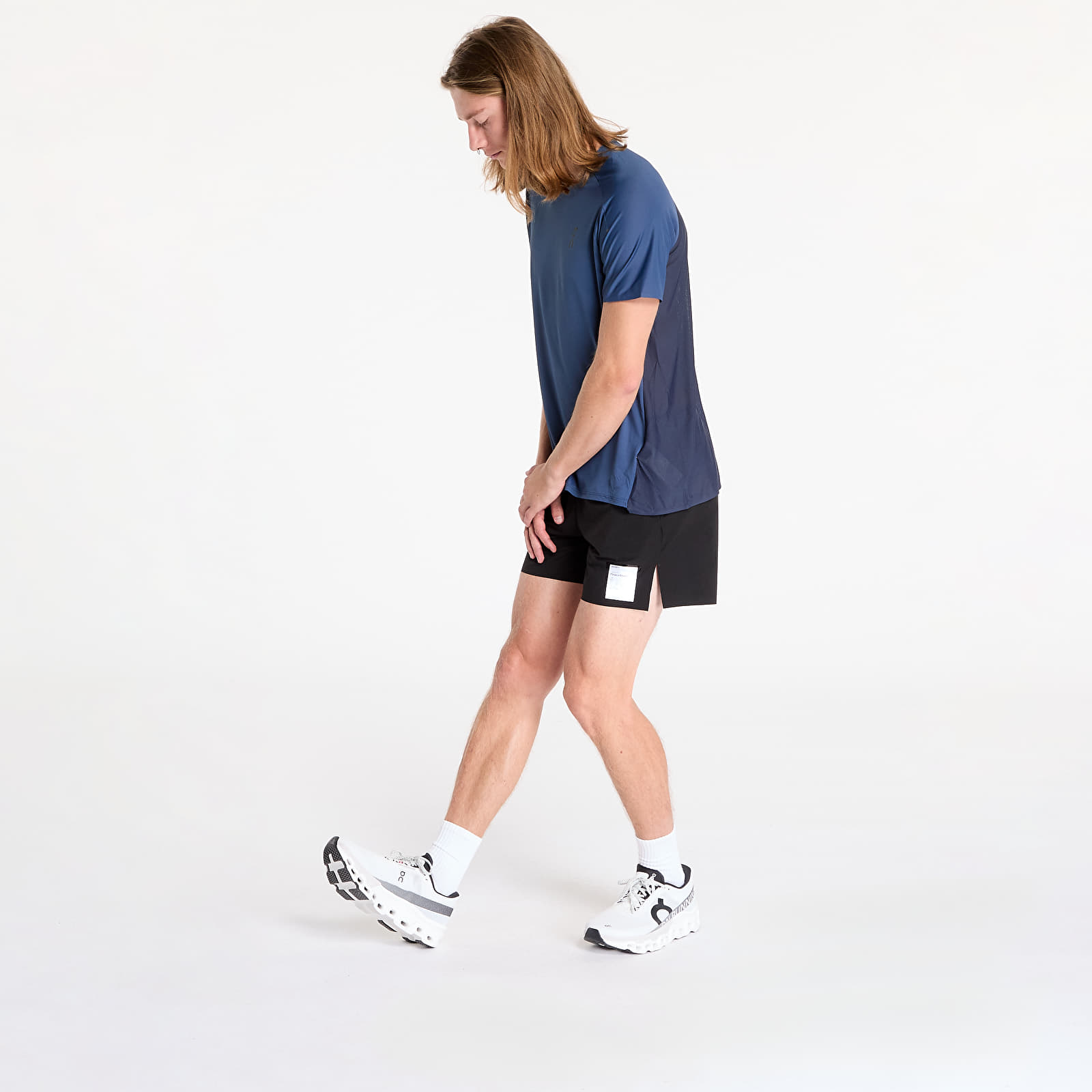 T-Shirts On Performance Tee Denim/ Navy