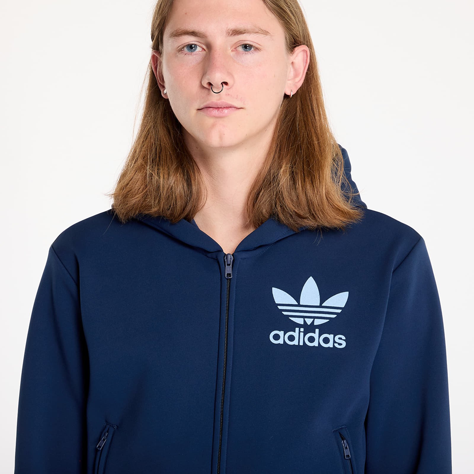 Adidas originals navy hoodie outlet
