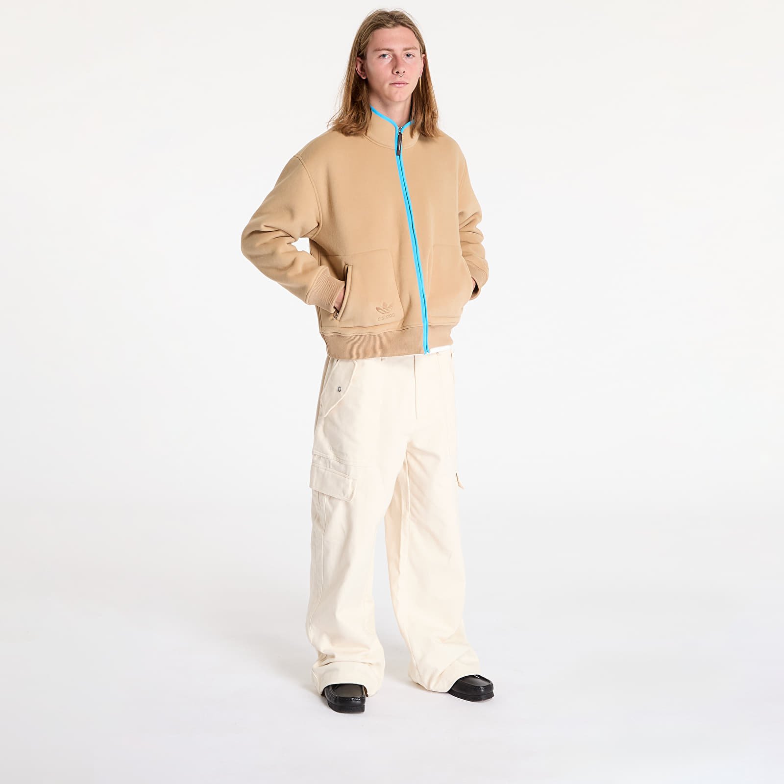 Jakker adidas x Wales Bonner Fleece Jacket Cardboard
