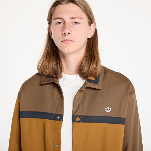 Adidas jacket brown shop