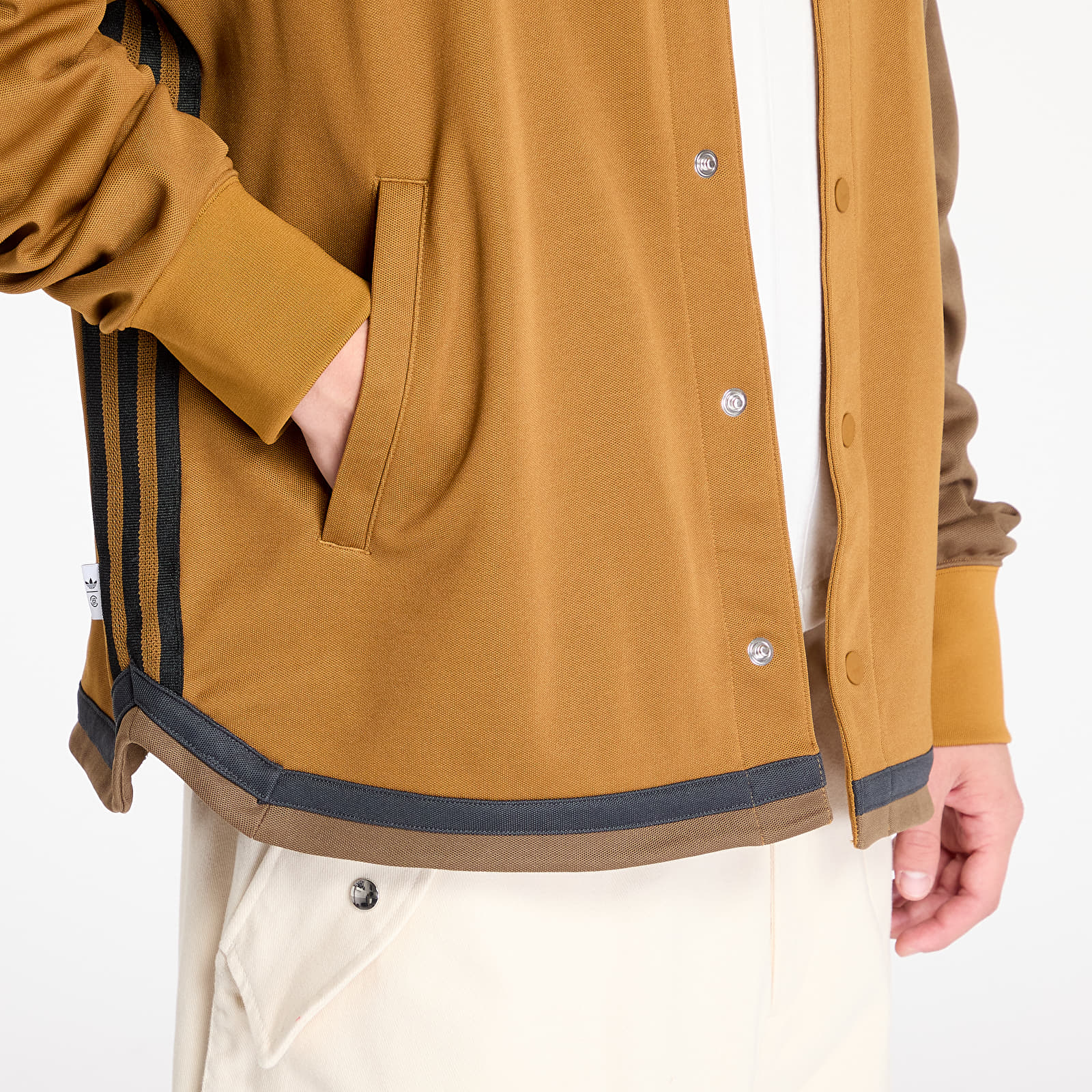 Férfi kabátok adidas x Clot W Jacket Brown Strata