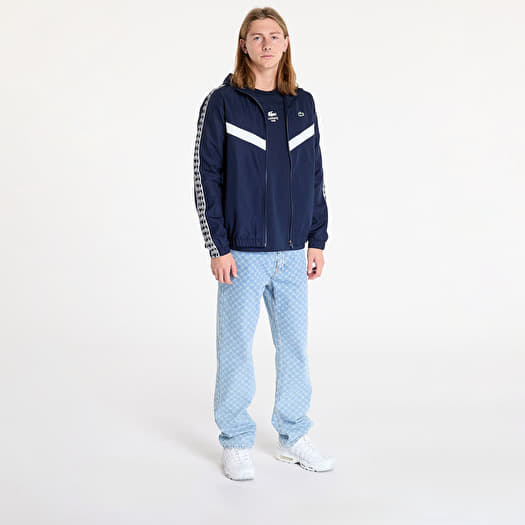 Vestes pour hommes LACOSTE Tennis Monogram Track Jacket Navy Blue