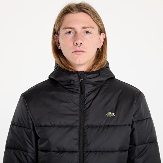 Men s jackets LACOSTE Parkas Blousons Black Black Footshop