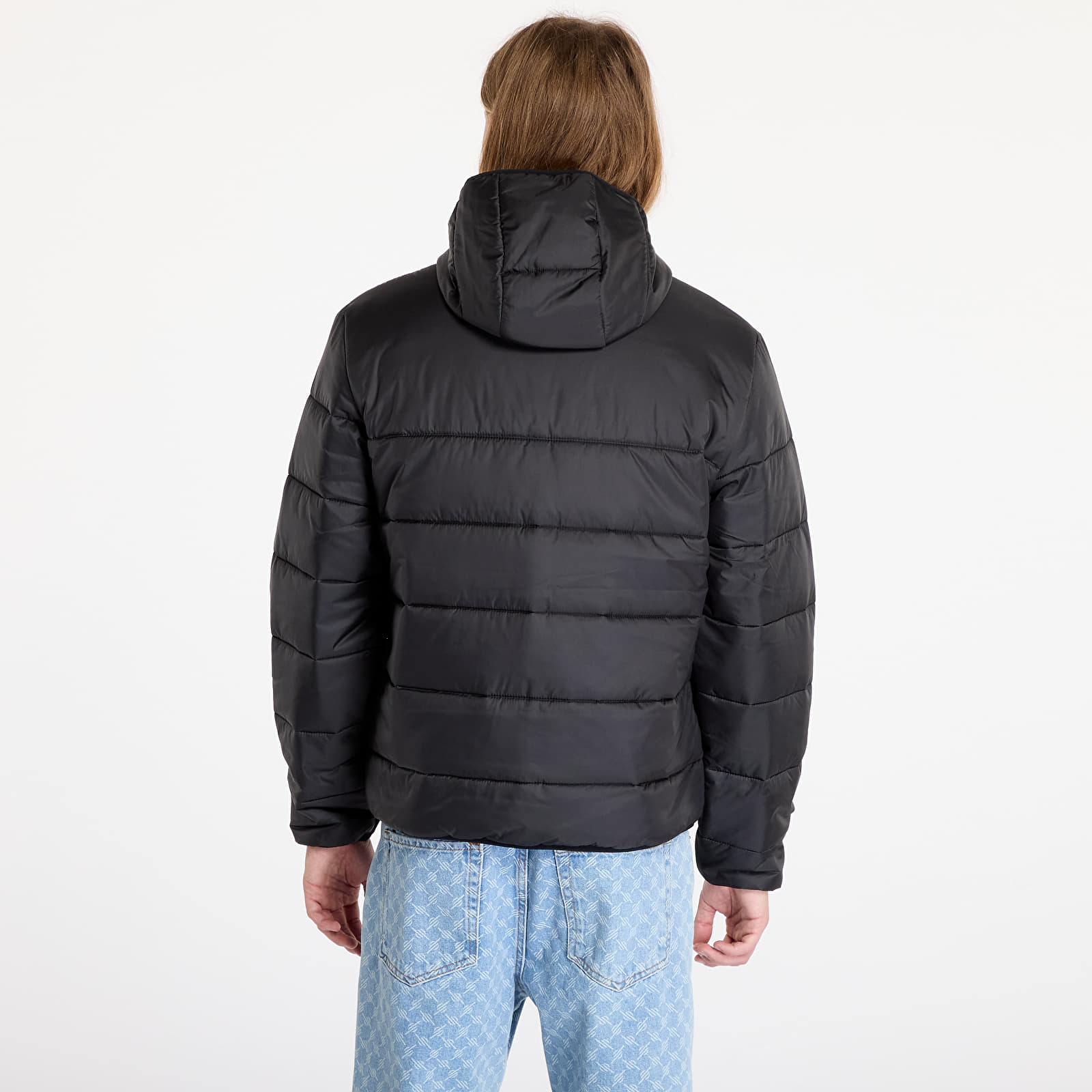 Pánské bundy LACOSTE Men's Water-Repellent Quilted Puffer Jacket Black/ Black