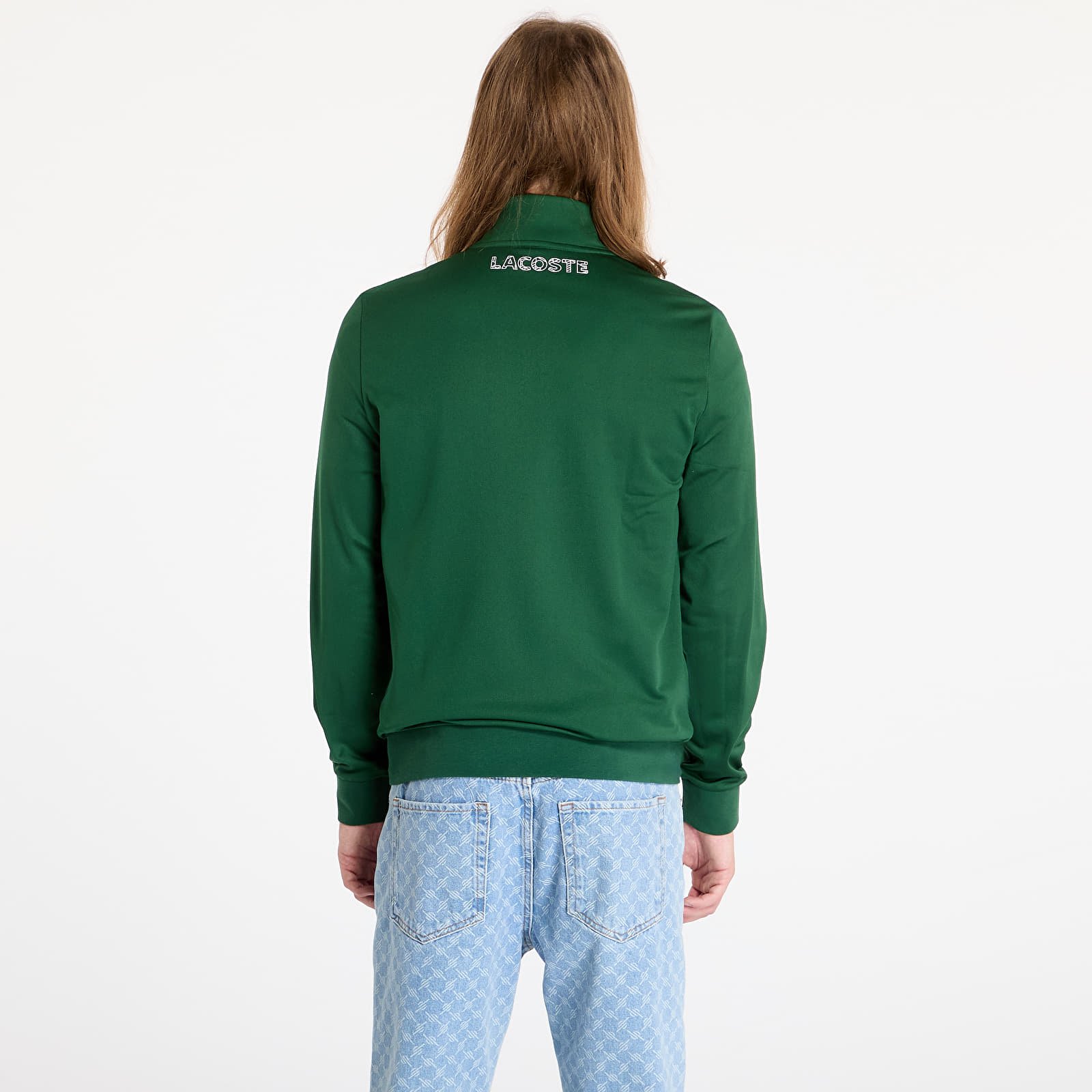 Мъжки суичъри LACOSTE Sweatshirts Green/ White-Navy Blue