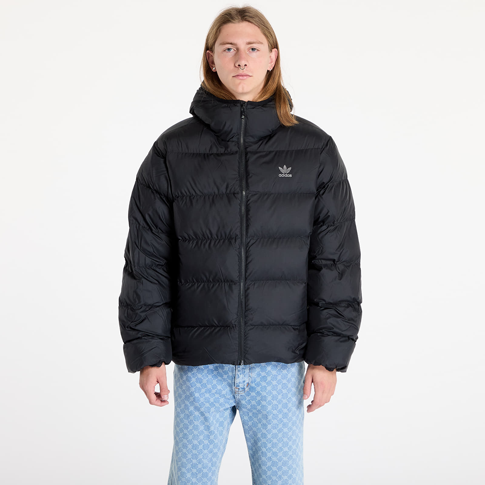 Moške jakne adidas Commercial Puffer Jacket Black