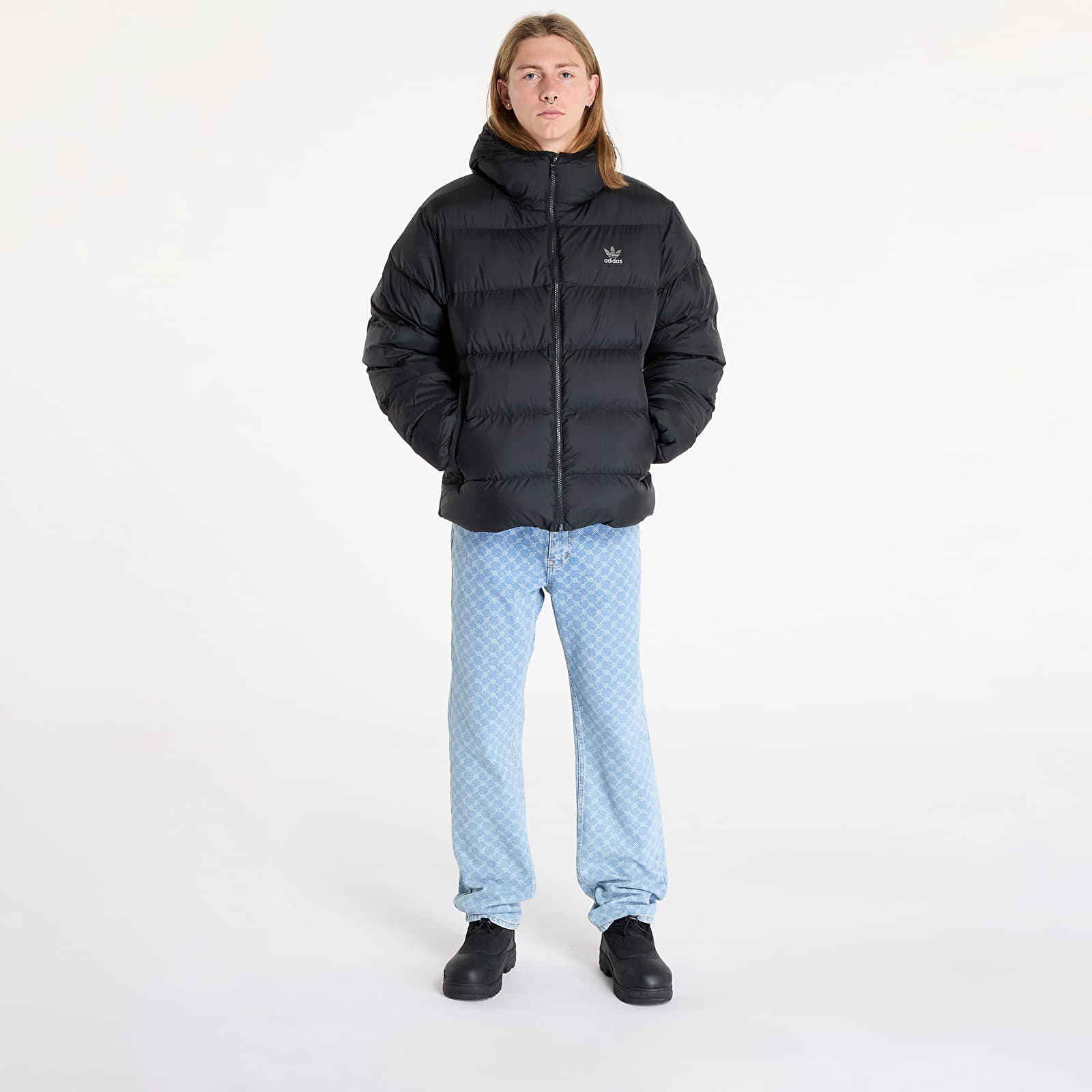 Moške jakne adidas Commercial Puffer Jacket Black