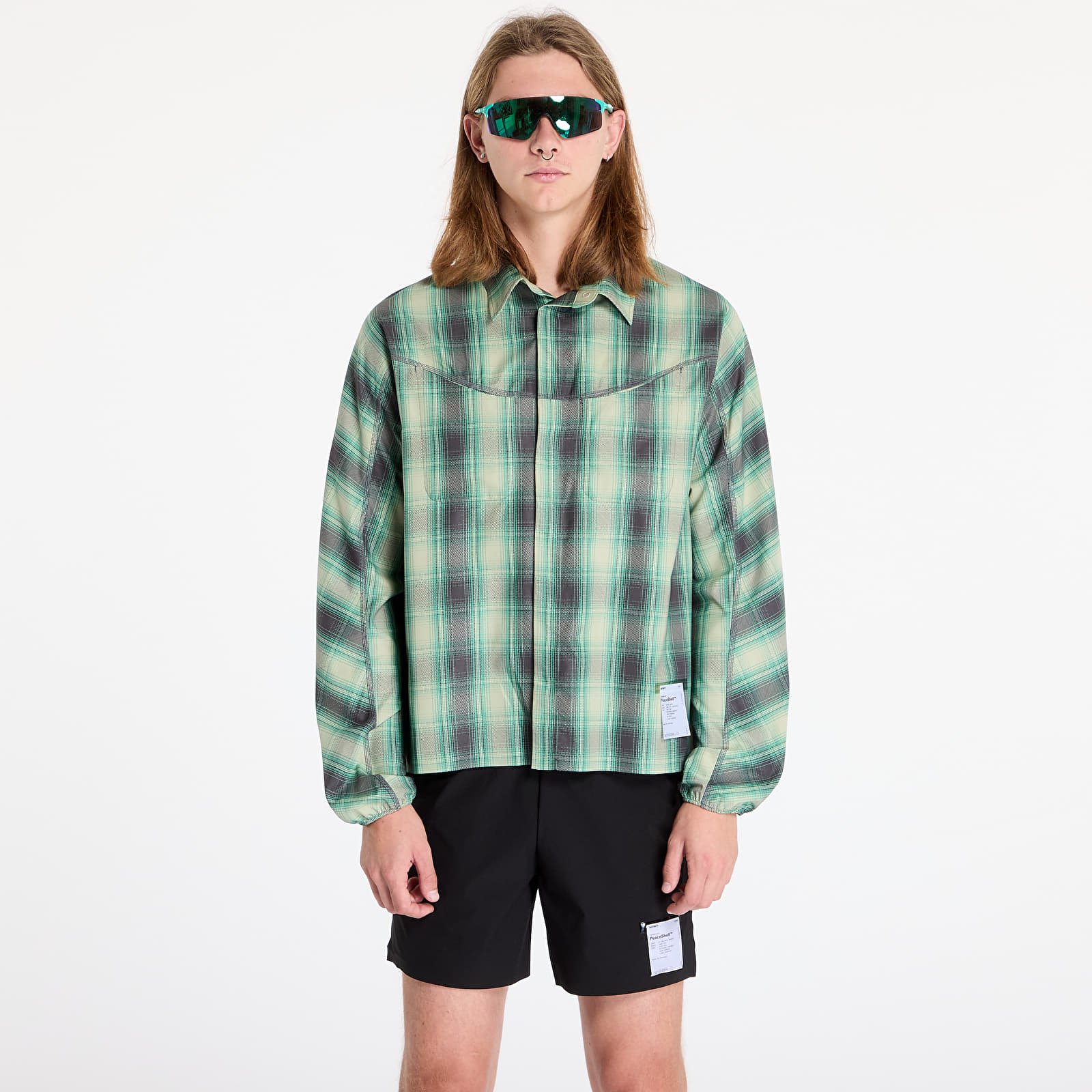 Shirts Satisfy PeaceShell River Shirt UNISEX Check Green