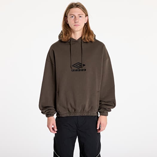 Men's hoodies Umbro Masked Og Logo Hoodie Dark Brown | Footshop