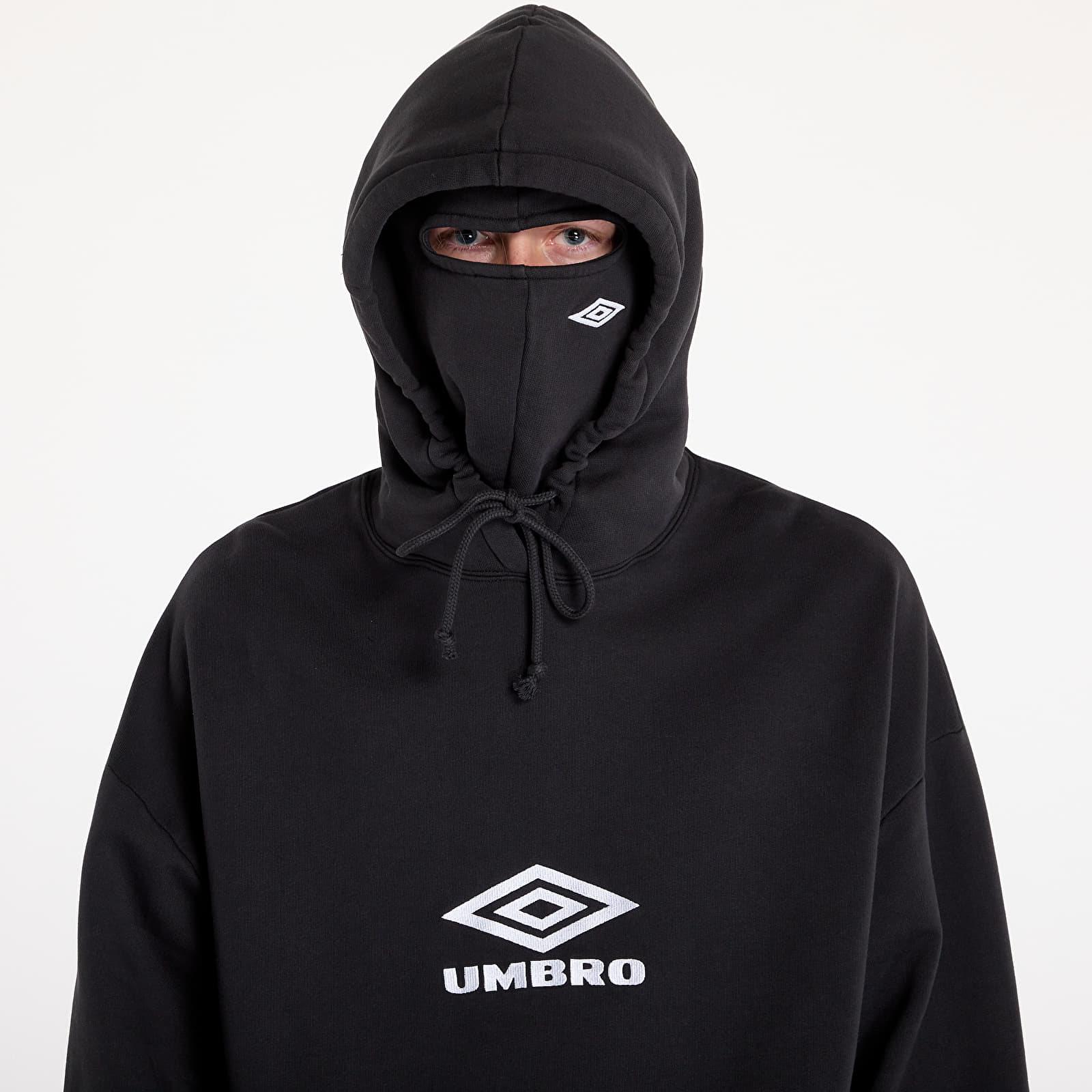 Hanorace pentru bărbați Umbro Masked Og Logo Hoodie Black