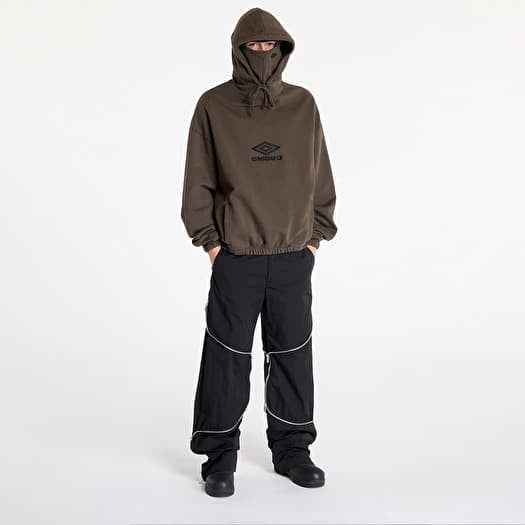 【UMBRO】 UMB X SLAM JAM MASK OG LOGO HOODIE BROWN Umbro x Slam Jam Masked Hoodie Dark Brown Men's - FW24 - US