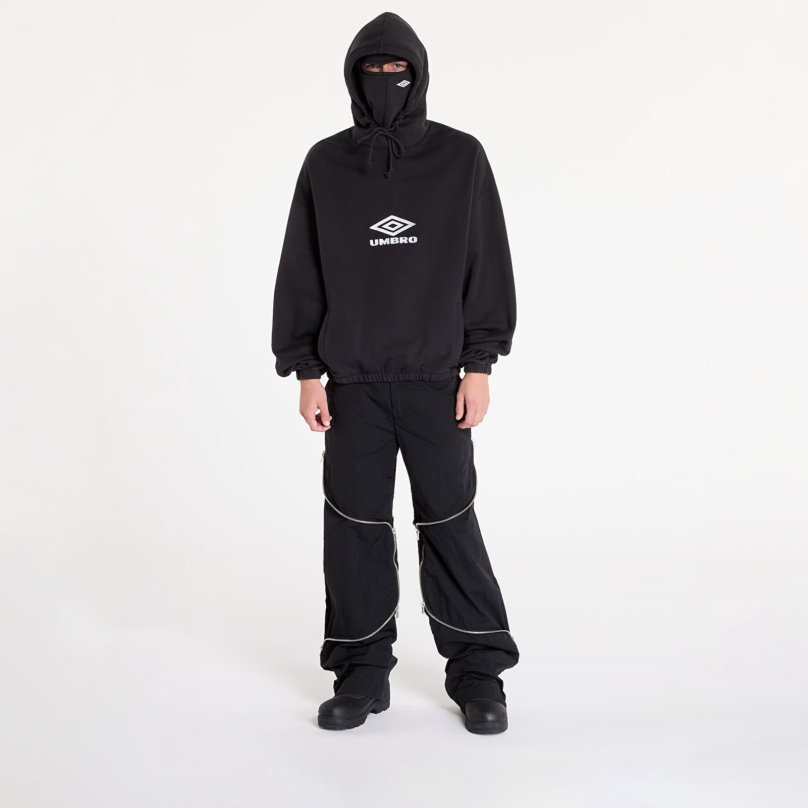 Hanorace pentru bărbați Umbro Masked Og Logo Hoodie Black