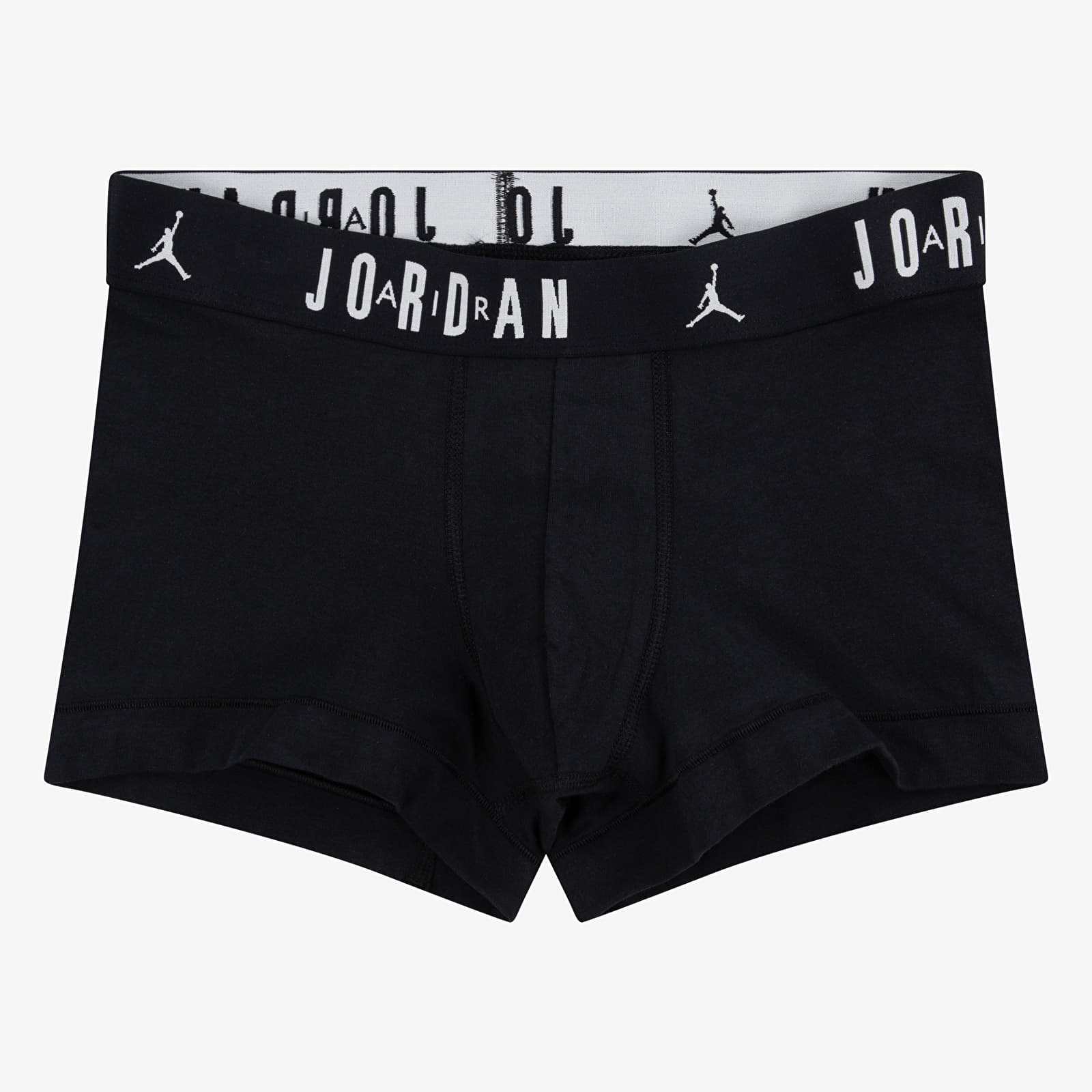 Boksersortsid Jordan Mens Flight Cotton 3-Pack Trunk Black