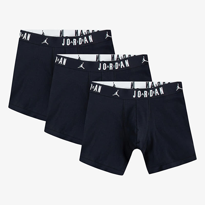 Боксерки Jordan Flight Cotton Core 3-Pack Boxer Brief Black