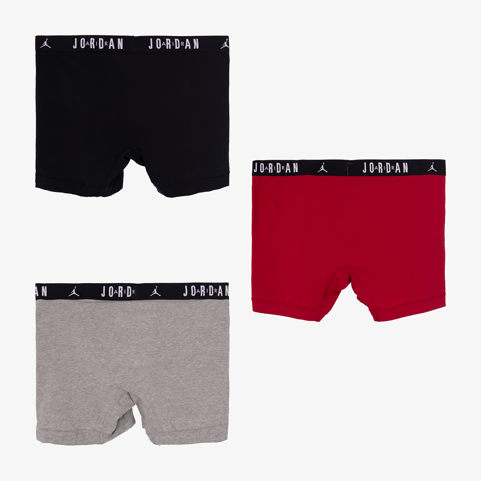 Bokserki Jordan Flight Cotton Core 3-Pack Boxer Brief Gym Red/ Black