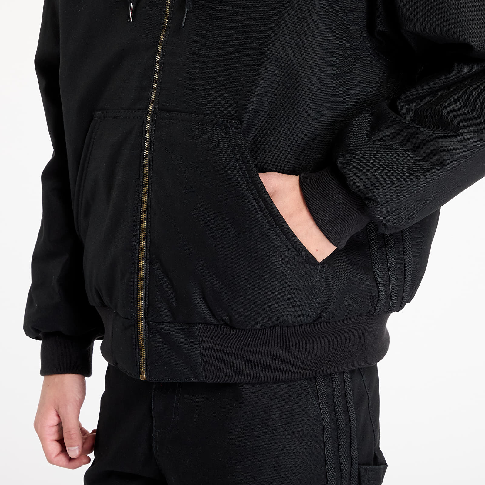 Pánské bundy adidas x 100 Thieves Jacket Black