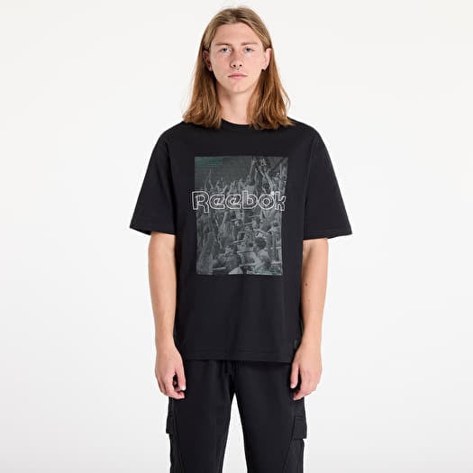 T Shirt Reebok Classics Team Tradition Short Sleeve Tee unisex Black S