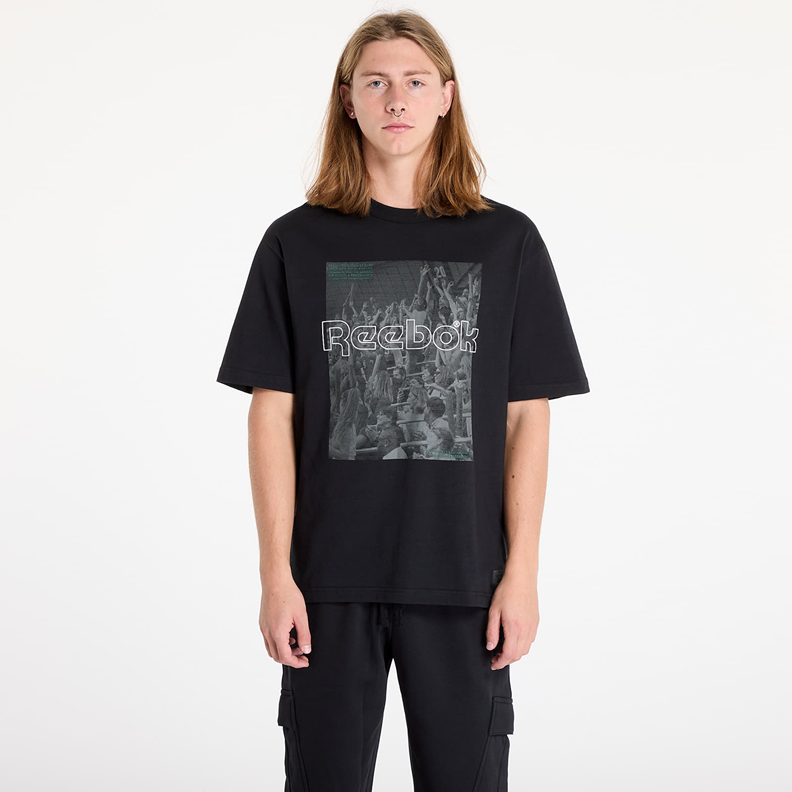 T-paidat Reebok Classics Team Tradition Short Sleeve Tee UNISEX Black