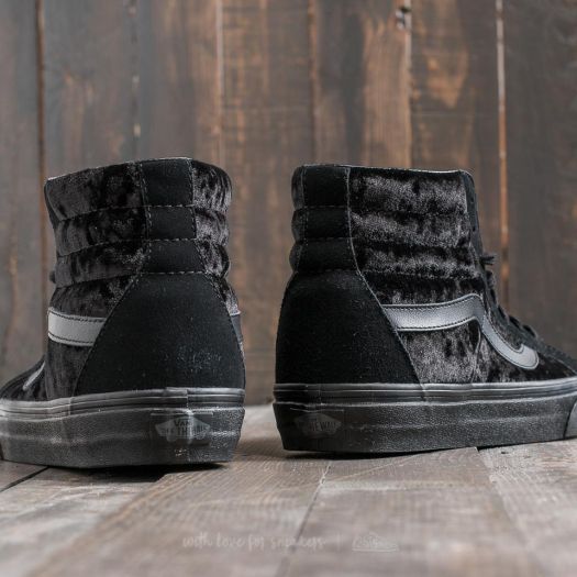 High top vans velvet best sale