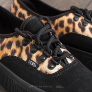 Vans authentic hot sale platform black leopard