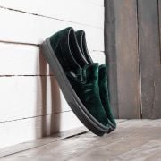Men s shoes Vans Classic Slip On Velvet Green Black Footshop