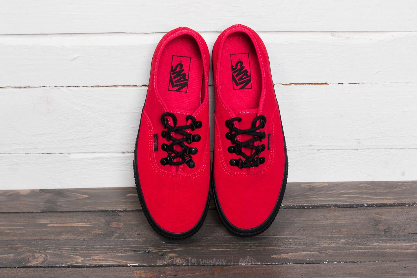 Dámské tenisky a boty Vans Authentic Platform (Embossed) Rococco Red/ Black