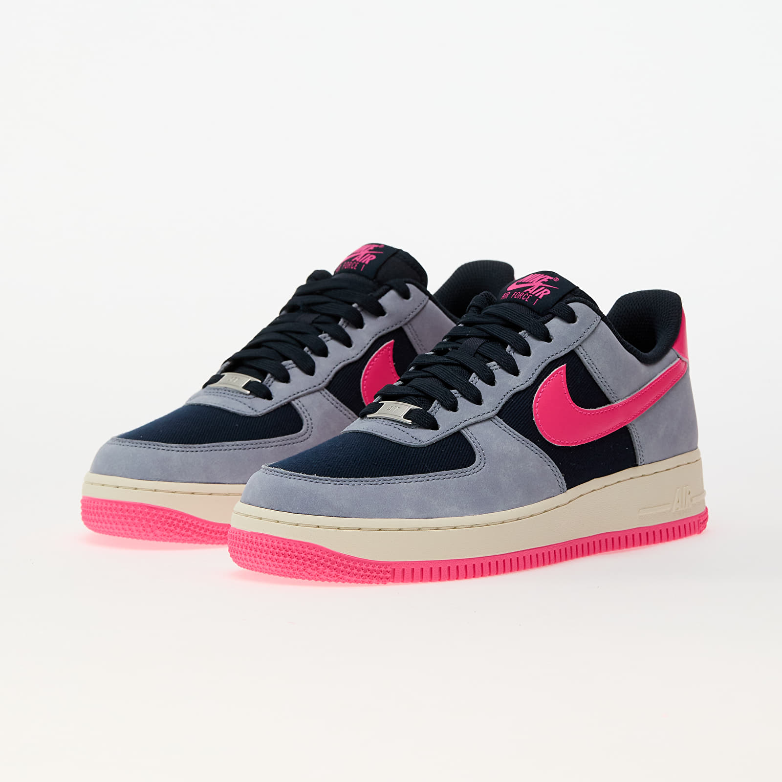 Männer Nike Air Force 1 '07 Lx Dark Obsidian/ Pink Blast-Ashen Slate