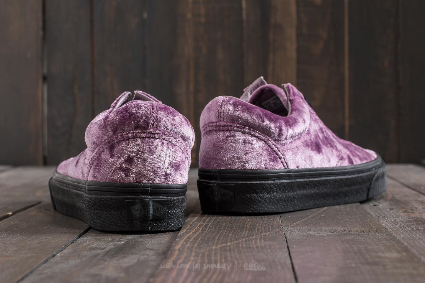 Vans old store skool purple velvet
