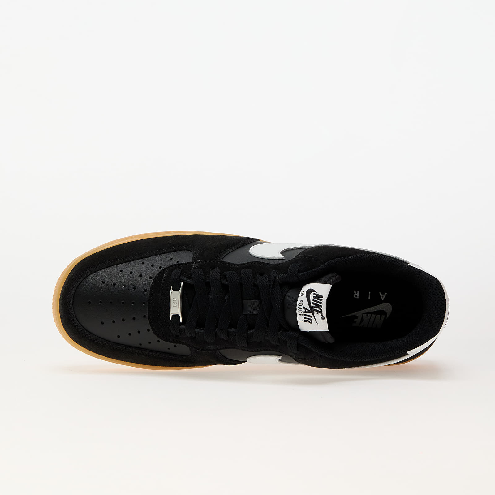 Männer Nike Air Force 1 '07 Lv8 Black/ Summit White-Gum Light Brown