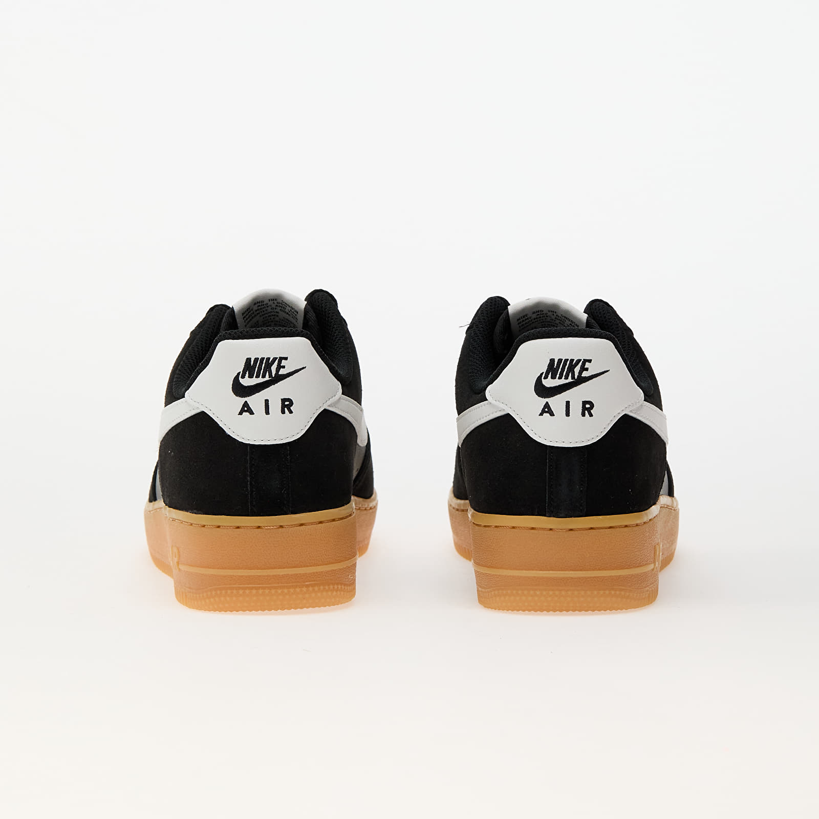 Männer Nike Air Force 1 '07 Lv8 Black/ Summit White-Gum Light Brown