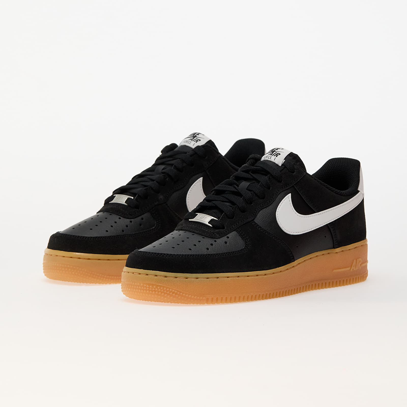 Männer Nike Air Force 1 '07 Lv8 Black/ Summit White-Gum Light Brown