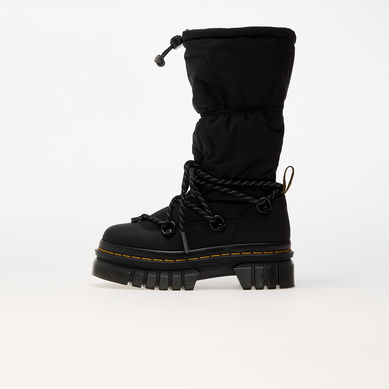 Women's shoes Dr. Martens Audrick Padded Hi Black Snowplow Wp & Black Soft Poly