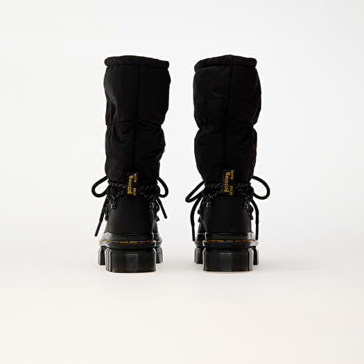 Damen Sneaker und Schuhe Dr. Martens Audrick Padded Hi Black Snowplow Wp Black Soft Poly Footshop