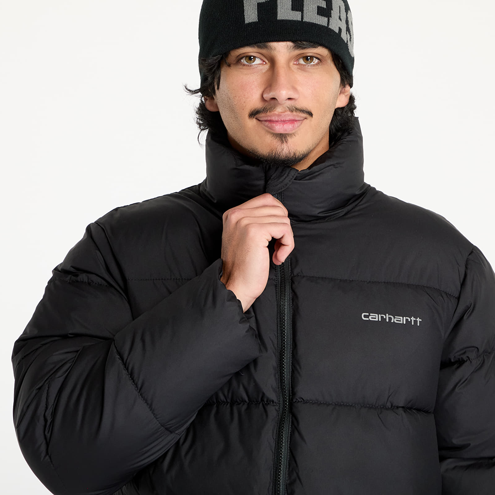 Herrenjacken Carhartt WIP Springfield Jacket UNISEX Black/ Misty Grey