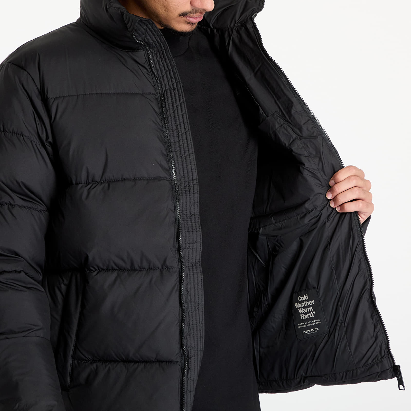 Herrenjacken Carhartt WIP Springfield Jacket UNISEX Black/ Misty Grey