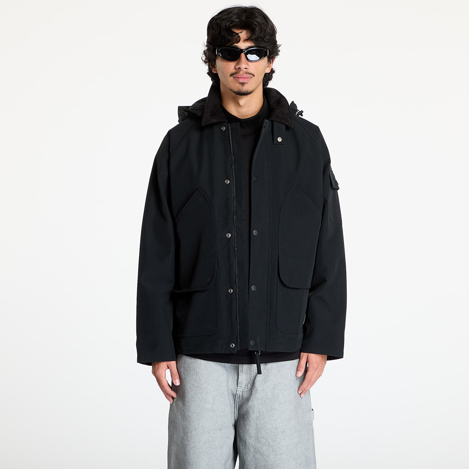 Kurtki męskie Carhartt WIP Clarton Jacket UNISEX Black/ Black