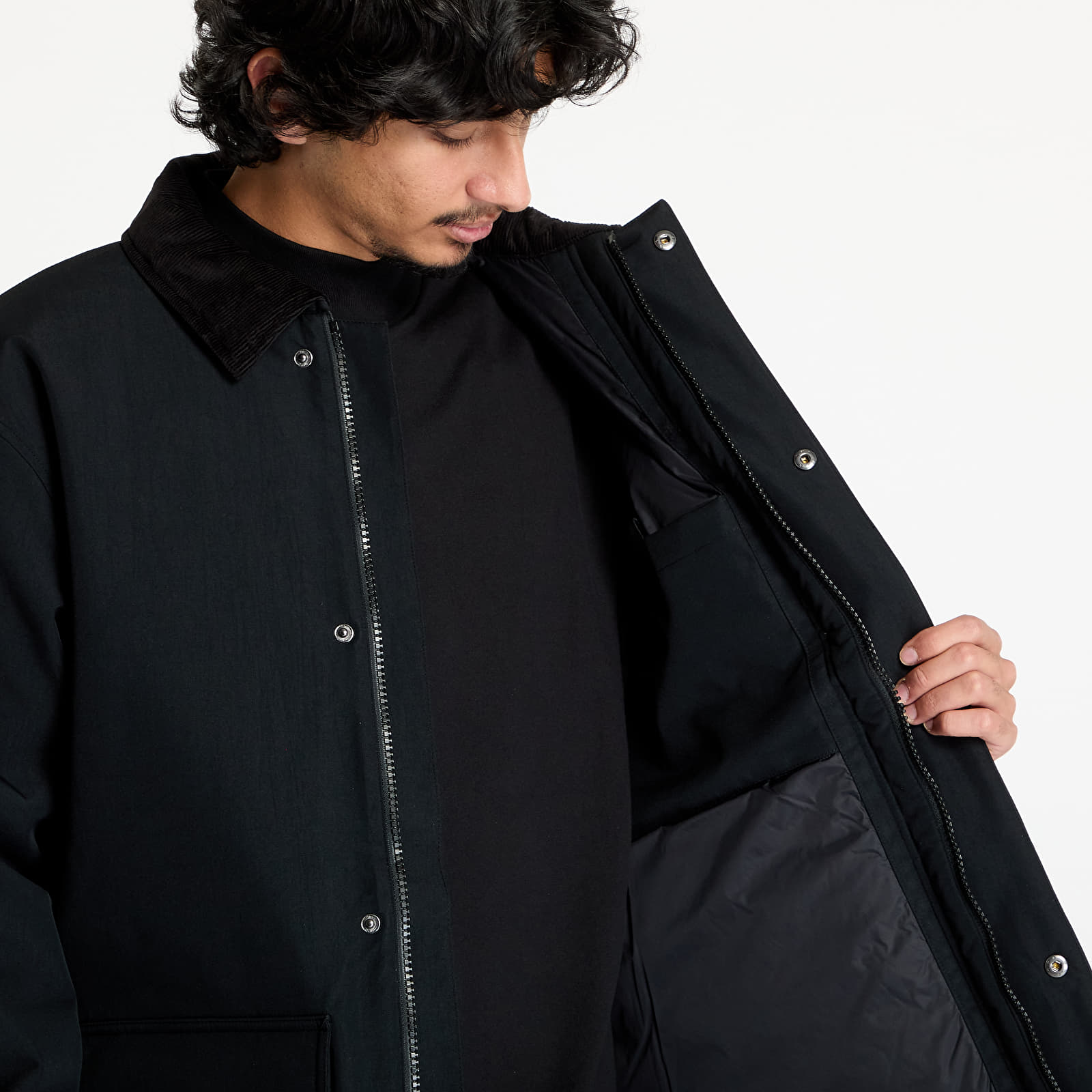 Meeste jakid Carhartt WIP Clarton Coat UNISEX Black/ Black