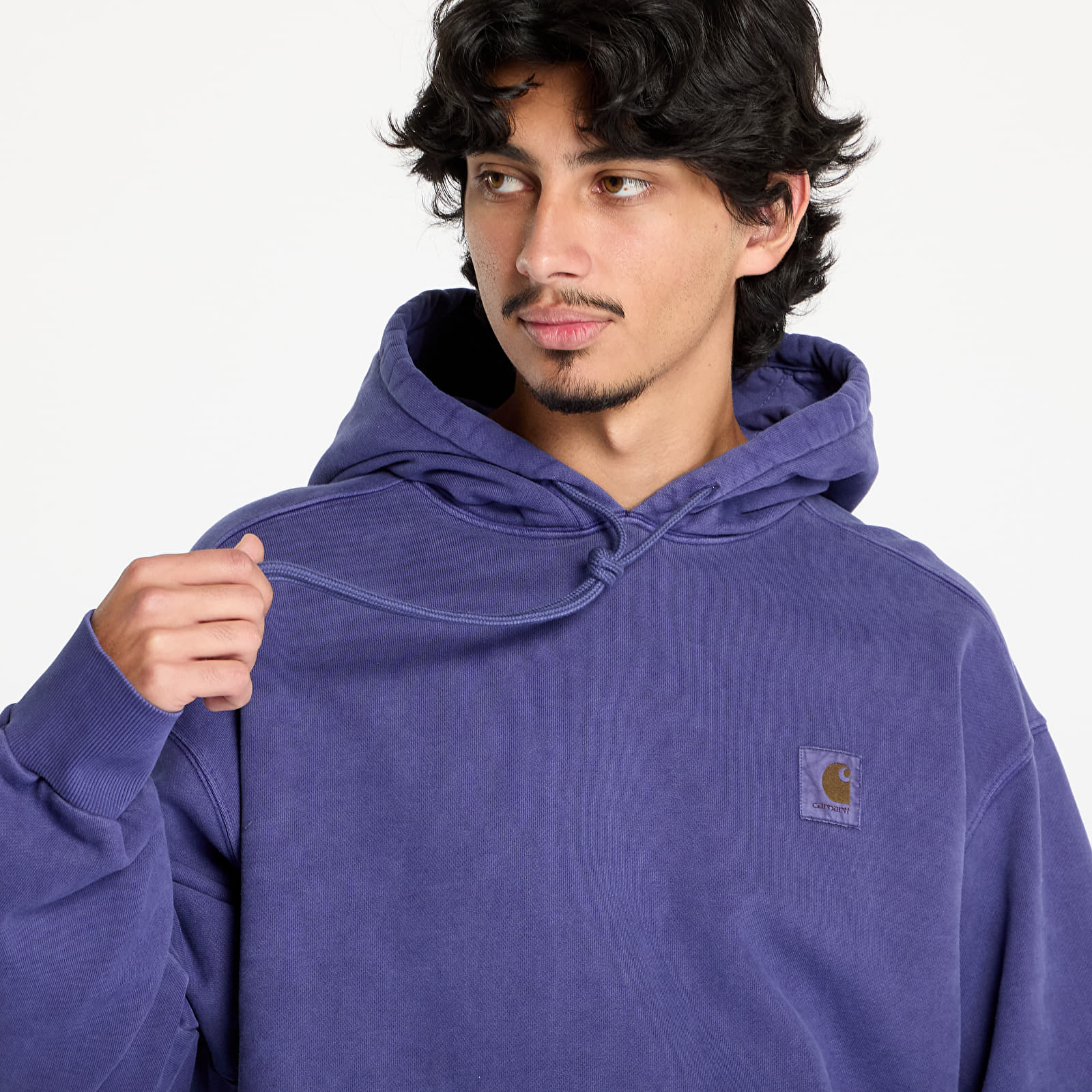 Hoodies für Männer Carhartt WIP Hooded Vista Sweat UNISEX Aura Garment Dyed