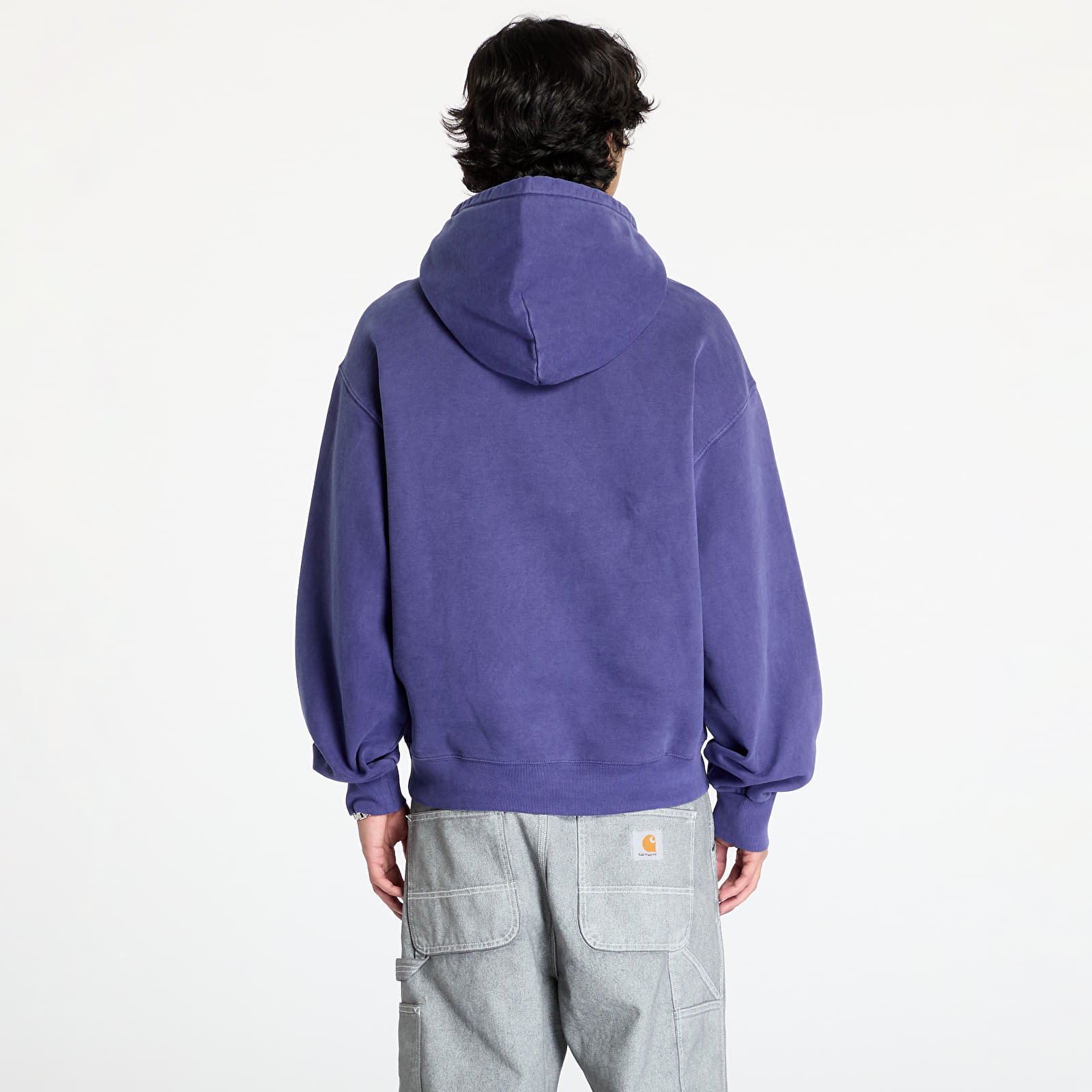 Hoodies für Männer Carhartt WIP Hooded Vista Sweat UNISEX Aura Garment Dyed