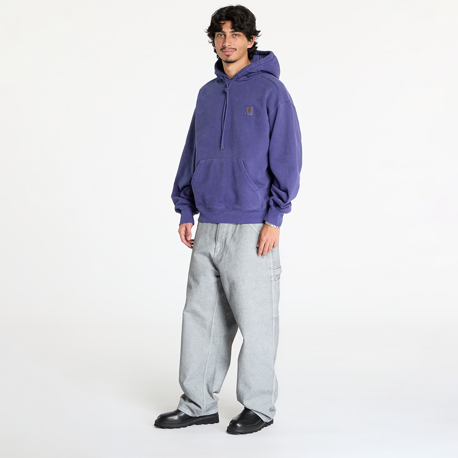 Hoodies für Männer Carhartt WIP Hooded Vista Sweat UNISEX Aura Garment Dyed